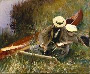 An Out of Doors Study John Singer Sargent